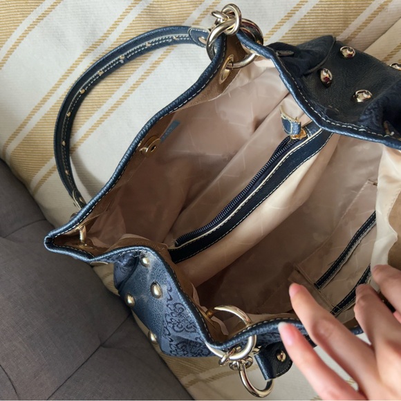 Blue handbag - Picture 8 of 12